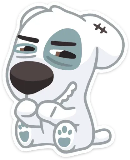 Spotty sticker 16