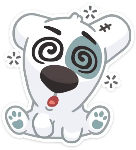 Spotty sticker 18