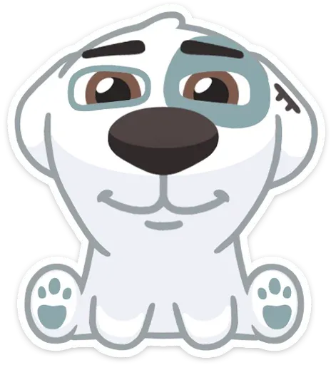 Spotty sticker 21
