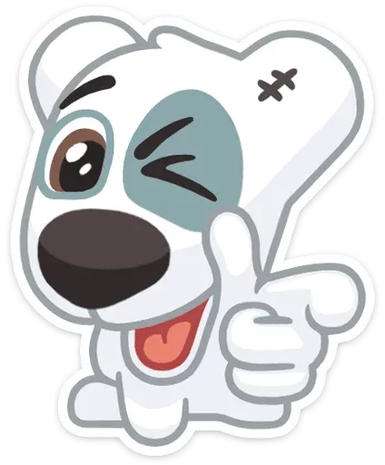 Spotty sticker 4