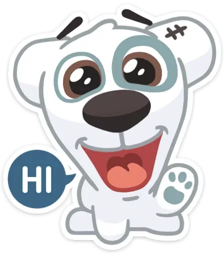Spotty sticker 5