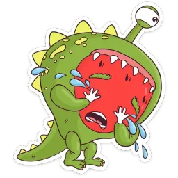 Тупая Клубника Telegram sticker pack