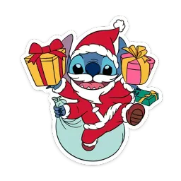 Стич и Новый год sticker 12