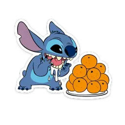 Стич и Новый год sticker 3