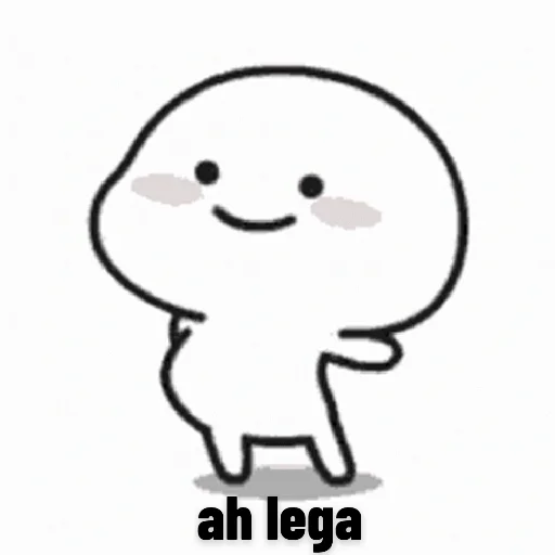 pentol gerak lucu sticker 8