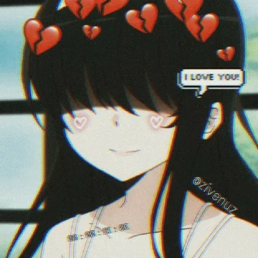 Anime sad:(: sticker 2