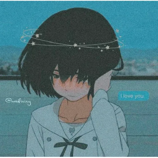 Anime sad:(: sticker 15