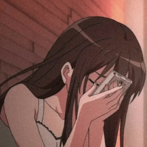 Anime sad:(: sticker 7