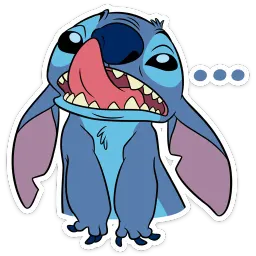 Стич sticker 9