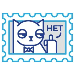 Postage stamp sticker 3