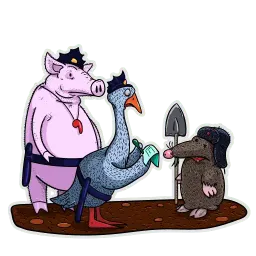Очень странный лес sticker 10