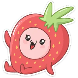 Клубничка Telegram sticker pack