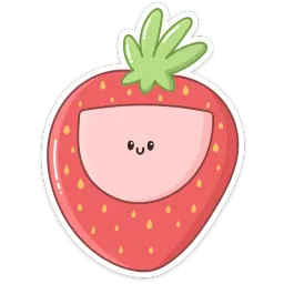 Клубничка sticker 12