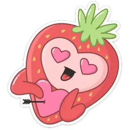 Клубничка sticker 7