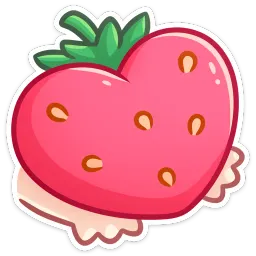 Клубничка Душечка Дарья Тюсенкова sticker 7