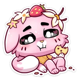 Клубничная Ванилька Ирина Брэдкэт sticker 12