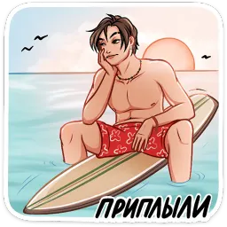 Сёрфер Макс Алина Николаева sticker 8