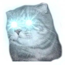 Удивлённый кот sticker 7