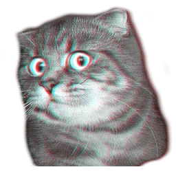 Удивлённый кот sticker 8