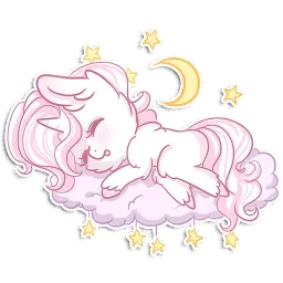 Единорожка sticker 8