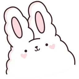 Кролик Супчик белый Telegram sticker pack