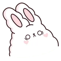 Кролик Супчик белый sticker 6