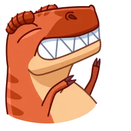 Тиранозавр Рекс Telegram sticker pack