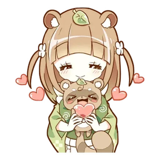 tanuki_tyan_tg_sticks sticker 2