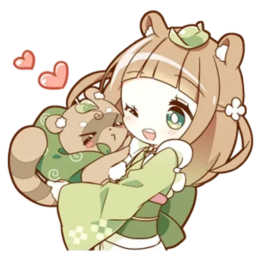 tanuki_tyan_tg_sticks sticker 24