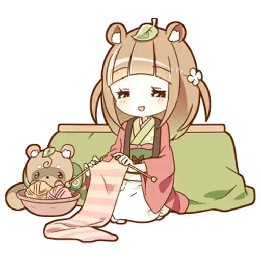 tanuki_tyan_tg_sticks sticker 32