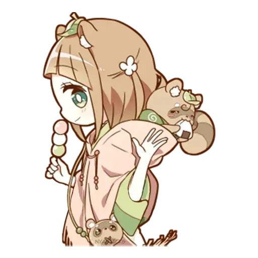 tanuki_tyan_tg_sticks sticker 34