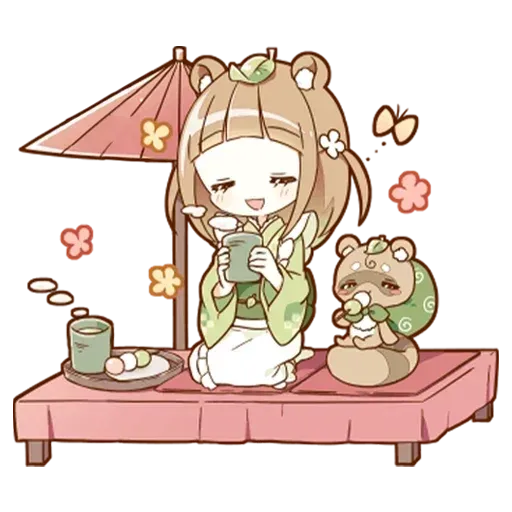 tanuki_tyan_tg_sticks sticker 35