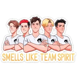 Team Spirit Telegram sticker pack