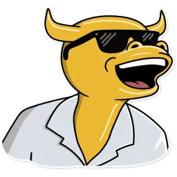 Занятой Телец sticker 2