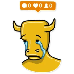 Занятой Телец sticker 12