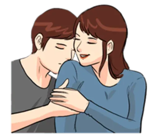 The Kissing sticker 12