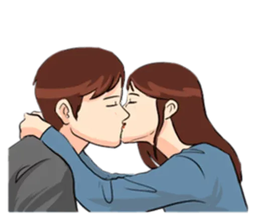 The Kissing sticker 15