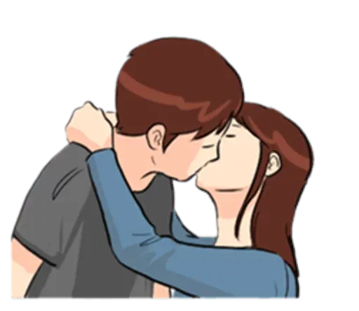 The Kissing sticker 16