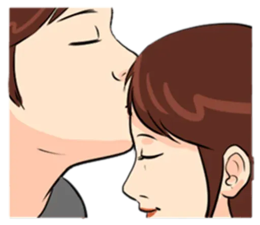 The Kissing sticker 17
