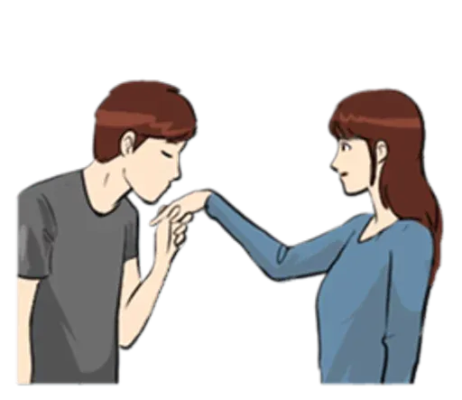 The Kissing sticker 18