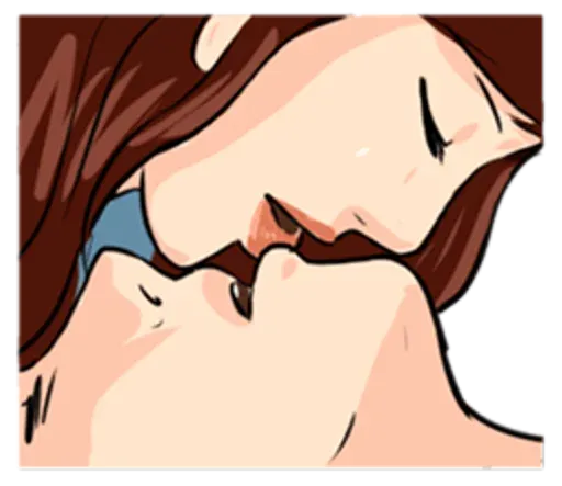 The Kissing sticker 23