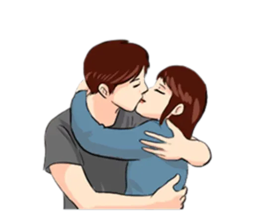 The Kissing sticker 24