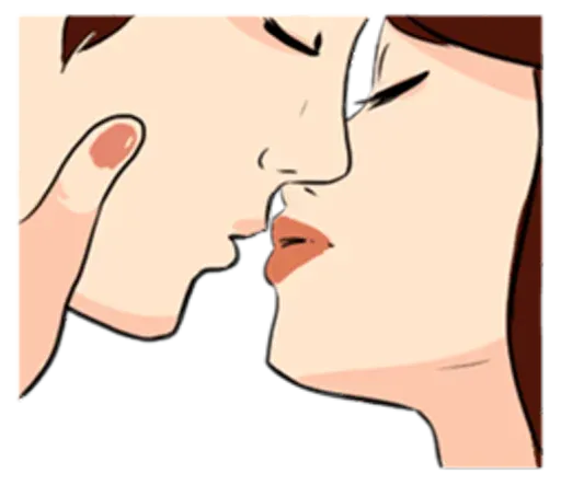 The Kissing sticker 27