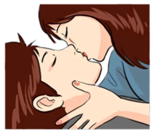 The Kissing sticker 28