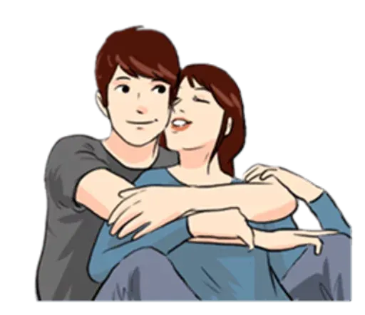 The Kissing sticker 30