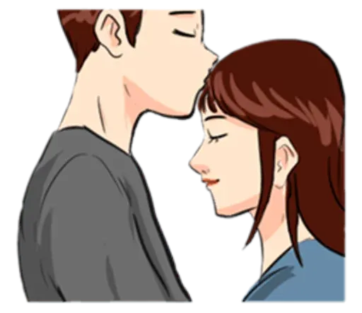 The Kissing sticker 6