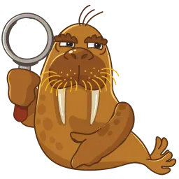 Mоржи и киты sticker 2