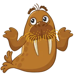 Mоржи и киты sticker 5