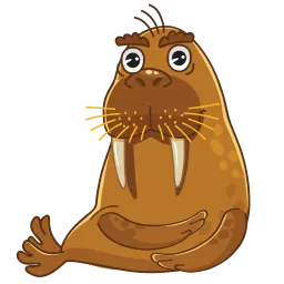 Mоржи и киты sticker 7