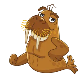 Mоржи и киты sticker 8